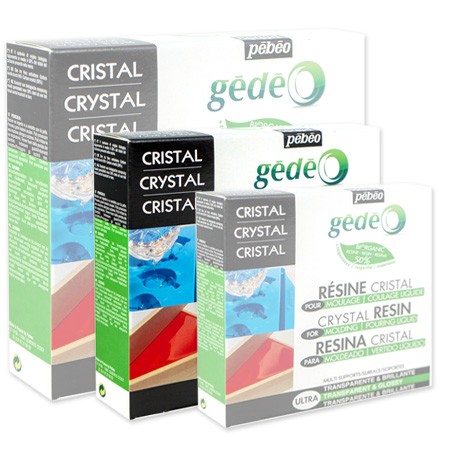 Resina Biologica Pebeo Crystal Gede da 300 con catalizzatore e accessori