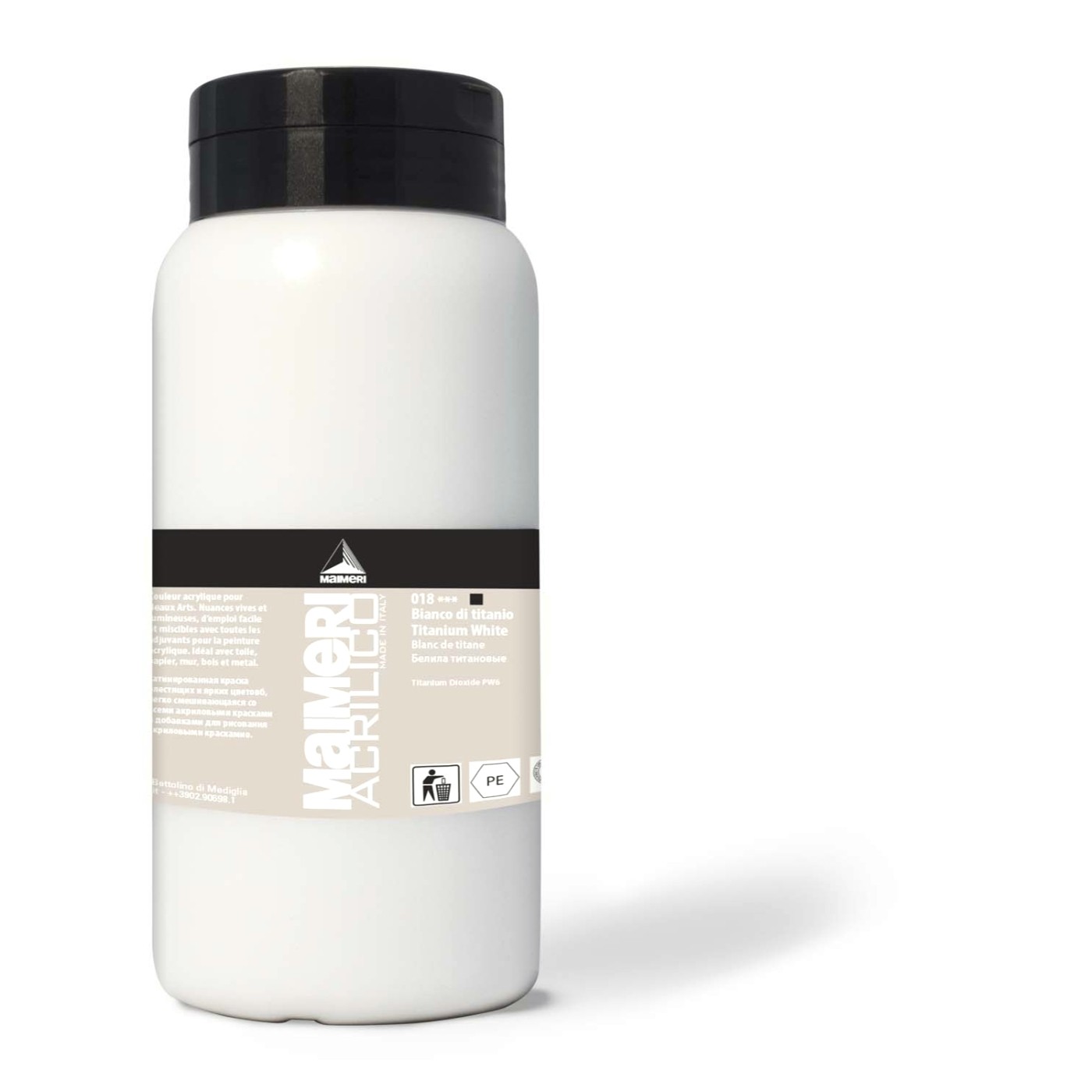 Bianco Maimeri Acrilico 1000ml (1 litro) 