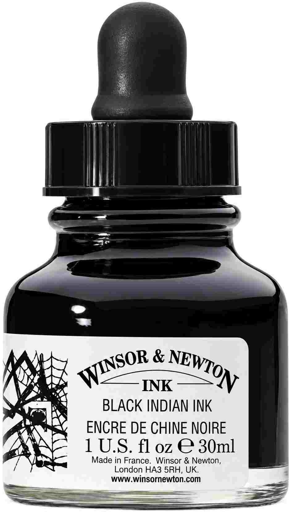 030 Inchiostro di china nero - Inchiostro Winsor e Newton