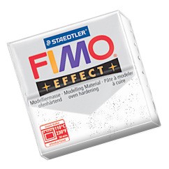 52 Bianco Glitter Fimo - Fimo Effect FIMO 56g