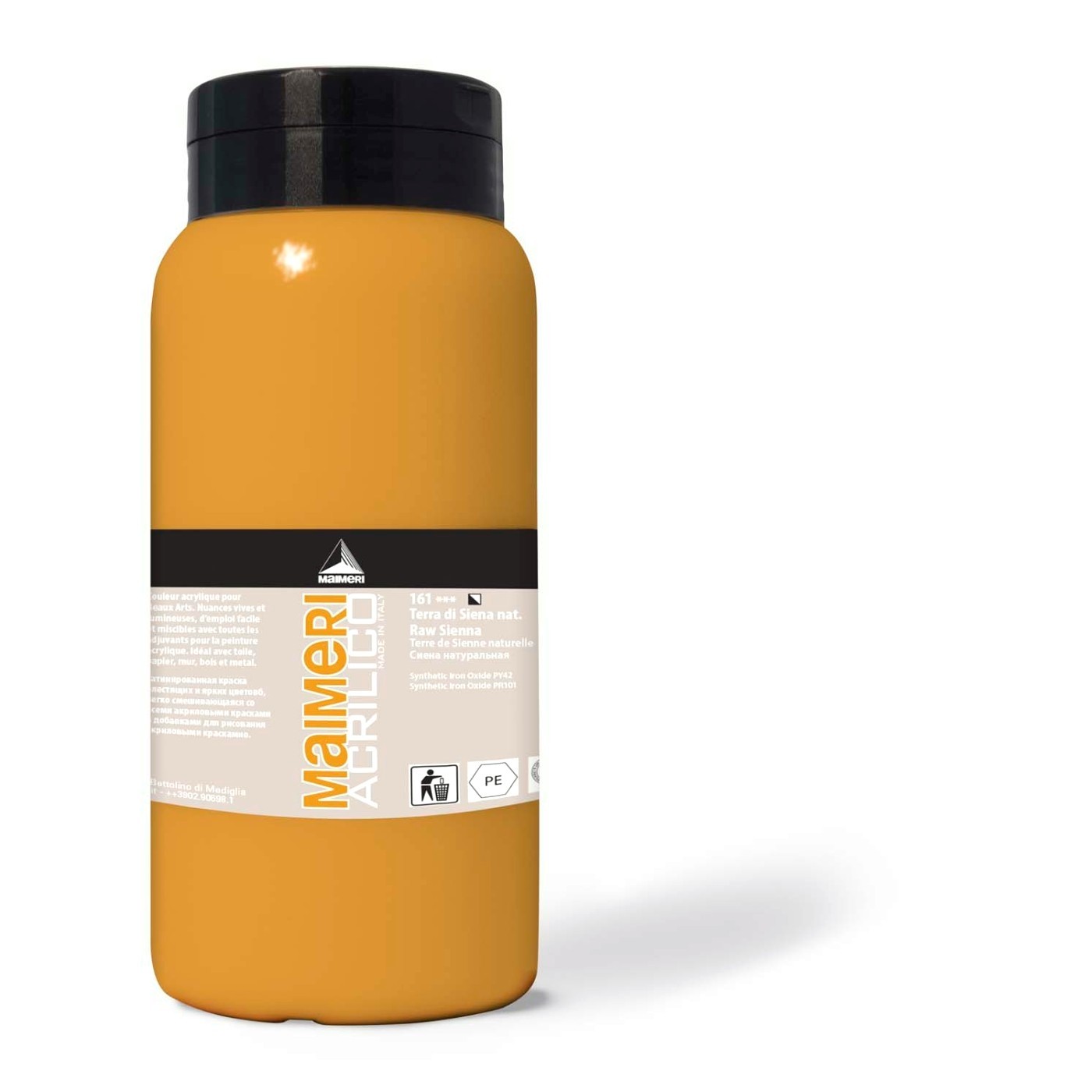 161 Terra di Siena naturale - Maimeri Acrilico 1000ml (1 litro)