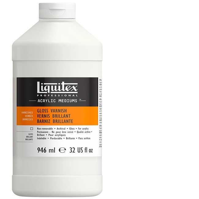 Vernice finale acrilica Brillante con Filtro UV da 946ml - Liquitex Professional