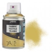 431 Oro - Pebeo 7A Setacolor - Colore per tessuti spray base acqua da 100ml