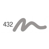 432 Argento METALLICO - Pennarello per stoffa Pebeo 7A - punta 4mm