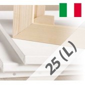 25cm (L) - Listello per Telai Pieraccini - Linea 20 (sez. 43x18)