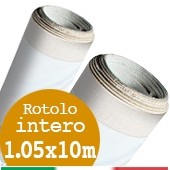 Tela in rotolo PRONTA economica per pittura, Rotolo 210x1000 cm, poliestere 270gr/mq, prep. standard