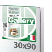 30x90 cm - Tela per dipingere pronta - Pieraccini linea Gallery 20/561 - Made in Italy