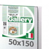50x150 cm - Tela per dipingere pronta - Pieraccini linea Gallery 20/569 - Made in Italy