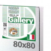 80x80 cm - Tela per pittura pronta - Pieraccini linea Gallery 20/569 - Made in Italy
