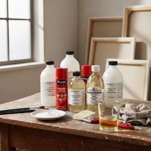 colori ad olio vernici finali