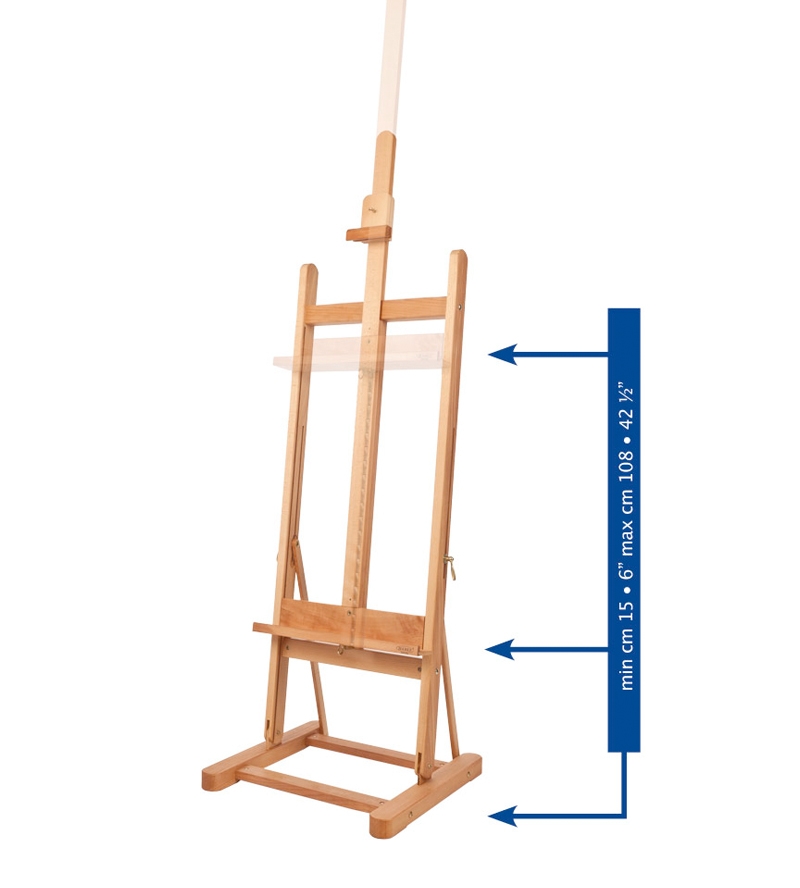 cavalletto mabef m10 cavalletto da studio pittura ad olio e acrilica