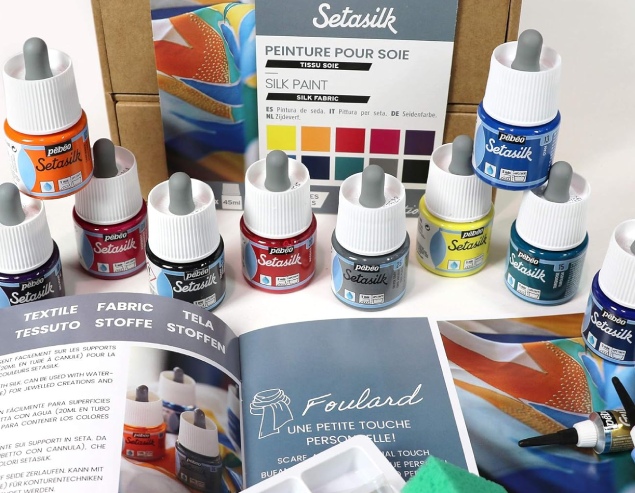 Colori per seta Setasilk Pebeo